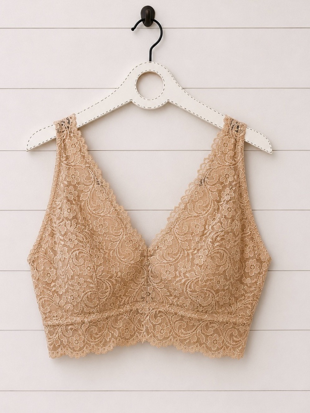 Smart & Sexy Lace Bralette in Tan